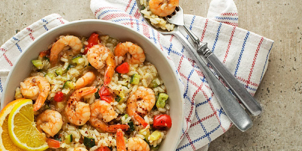 Receta de Arroz con langostinos 