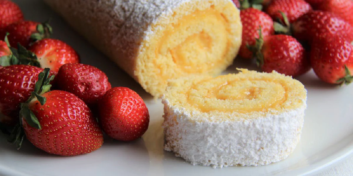 Receta de Brazo de gitano de Lemon Curd