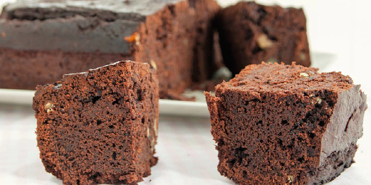 Receta de Brownie de chocolate con naranja