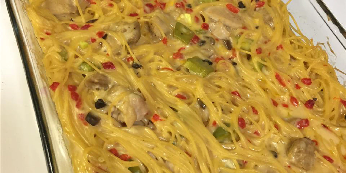 Receta de Chicken Spaghetti