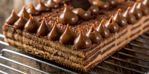 Cómo hacer una chocotorta. La receta auténtica del postre argentino delicioso y fácil de hacer. Una tarta de galletas de chocolate perfecta.