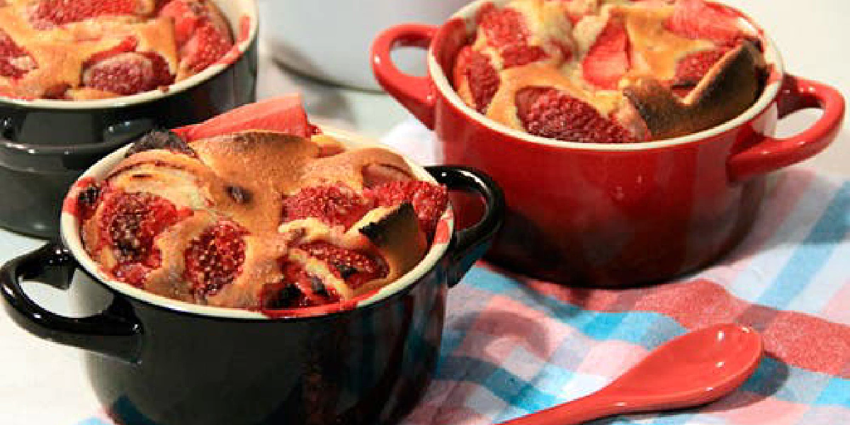 Receta de Clafoutis de fresas