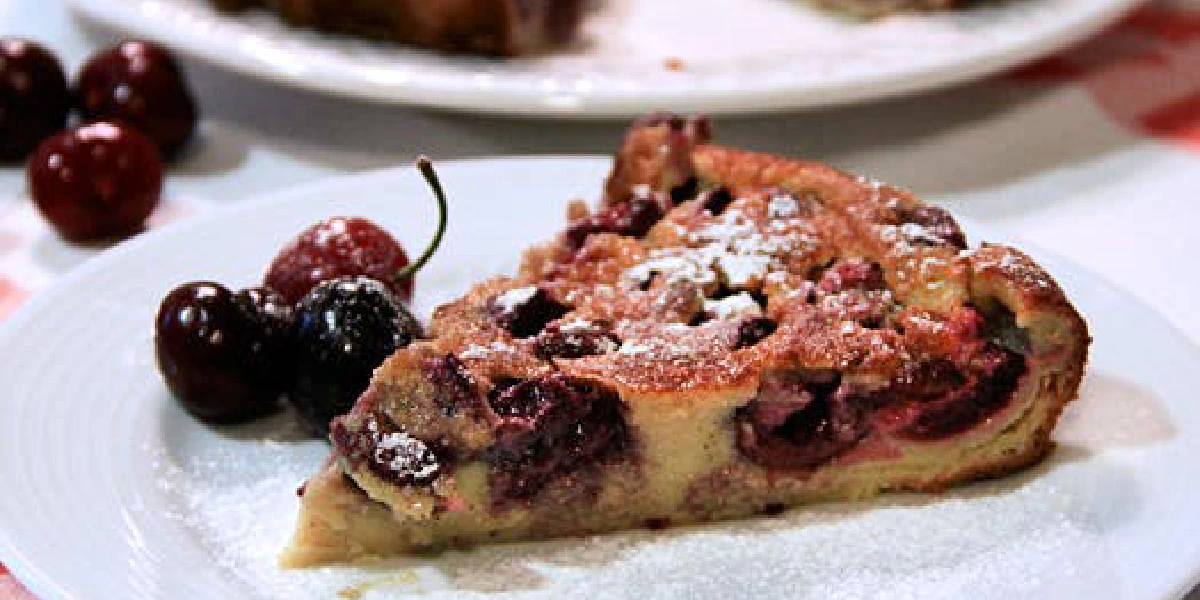 Receta de Clafoutis o tarta de cerezas