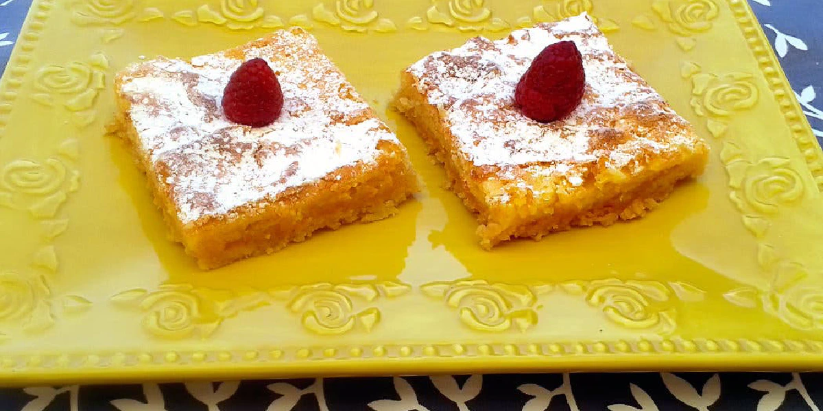 Receta de Cuadraditos de Limón (Lemon bars)