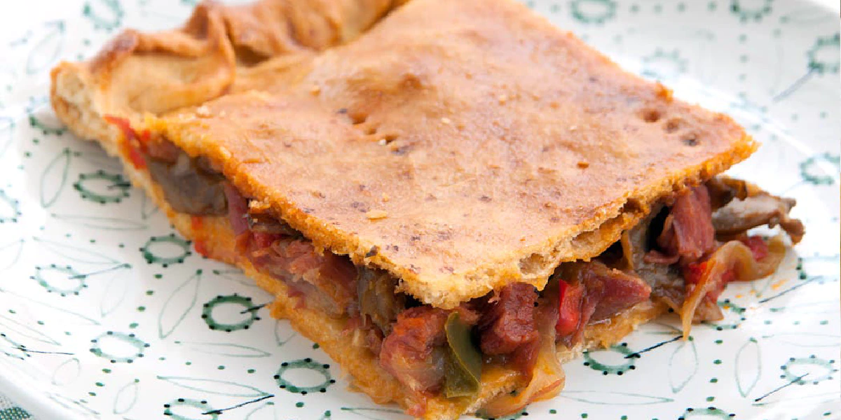 Receta de Empanada gallega de lacón y setas