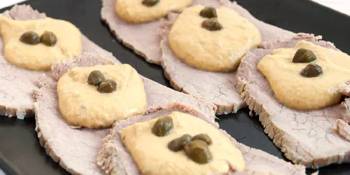 Vitello Tonnato o carne atunada. Una clásica receta italiana para disfrutar todo el año, aunque suele prepararse en verano. Paso a paso, fotos y consejos